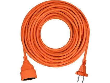 Solight 1z pohyblivý přívod - spojka, 10m, 2 x 1,5mm2, oranžová