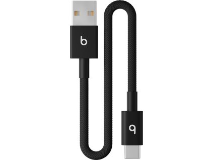 Beats USB-A / USB-C Woven Cable (20cm)- Bolt Black