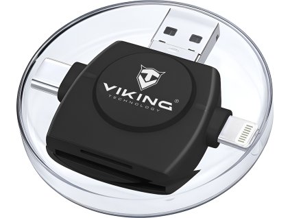 Viking powerbanka NF130W s výstupem 220 V, 64000 mAh, černá