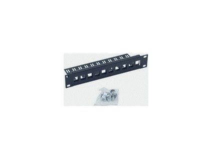 Patch panel 10"  10portů MODULÁRNÍ 1U