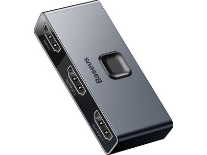 Baseus Matrix HDMI Splitter 2v1 / 1v2 šedá