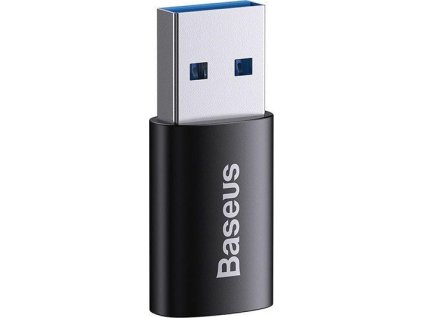 Baseus Ingenuity mini OTG adaptér USB-A 3,1A samec na USB-C samica, čierny