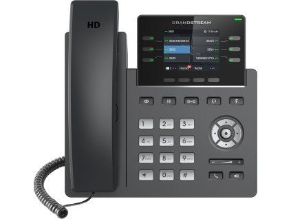 Grandstream GRP2613 [telefón VoIP - 3x účet SIP, HD audio, 24 prog.tl.+6 predvolieb, 2xLAN 1Gbps, PoE]