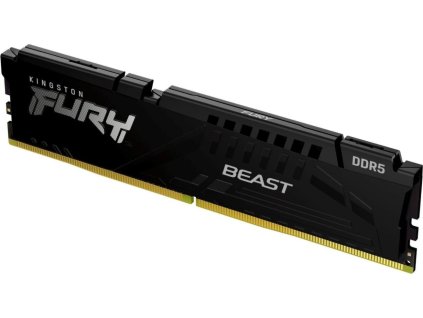 KINGSTON DIMM DDR5 16GB 5600MT/s CL40 FURY Beast Černá