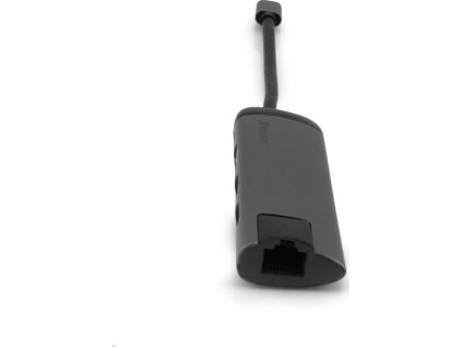 VERBATIM 49141 Multiportový USB-C HUB, 2x USB 3.0, 1x USB-C, HDMI, LAN, šedý dok