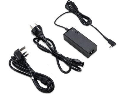 ACER ADAPTÉR 45W_3phy 19V Black EU and UK POWER CORD (Swift 1, 3, 5; Spin 1, 5; TM X3; TM Spin B1; Chromebook 11, R11,
