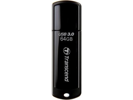 TRANSCEND Flash disk 64GB JetFlash®700, USB 3.0 (R:80/W:25 MB/s) čierna