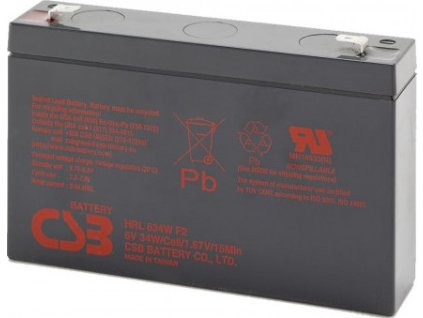 Baterie CSB 6V; 9 Ah