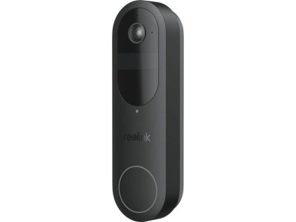 REOLINK bezpečnostní video zvonek D340B, 4MP, 2K, WiFi, černá