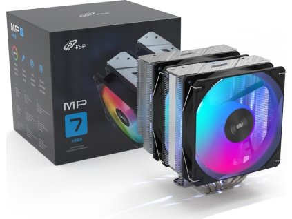 FSP Chladič CPU MP7 Dual, 120mm A.RGB FDB Fan