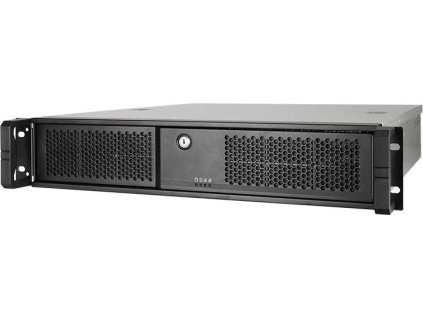 CHIEFTEC skříň Rackmount 2U mATX/ATX, UNC-209S-B, 400W PSU, Black