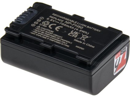 Baterie T6 Power Sony NP-FH50, NP-FH40, NP-FH30, 700mAh, 4,7Wh, šedá