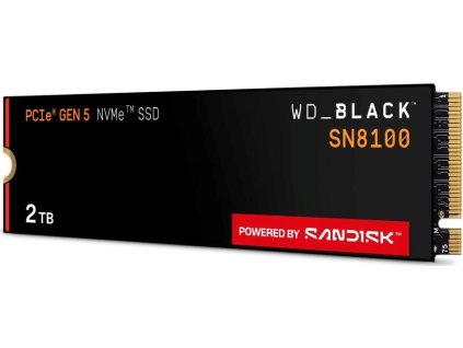 WD BLACK SSD NVMe 2TB PCIe SN8100 Powered by SanDisk, Gen5, (R:14900, W:14000MB/s)