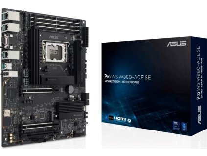 ASUS MB PRO WS W880-ACE SE, Intel W880, 4xDDR5, 1xThunderbolt, 1xHDMI, 1xVGA