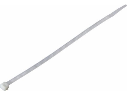 Solight vázací nylonové pásky, 4,8 x 350mm, natural, 100ks