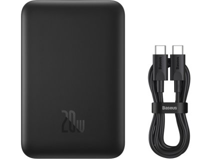 Baseus Magnetická Powerbanka 10000mAh 20W Black