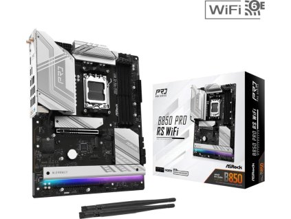 ASRock MB Sc AM5 B850 Pro RS WiFi, AMD B850, 4xDDR5, 1xUSB-C, HDMI, WiFi, ATX