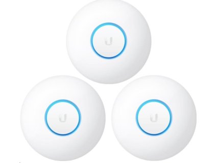 UBNT UniFi AP nanoHD, 3-PACK, bez PoE! [Inside AP, 2.4+5GHz (300Mbps+1733Mbps), MU-MIMO, 802.11a/b/g/n]