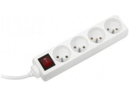 Konnoc DX-4FS 2m čtyřzásuvka s vypínačem