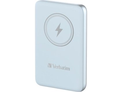 VERBATIM Powerbanka Charge 'n' Go, Magnetická, 10000 mAh, USB-C, Modrá
