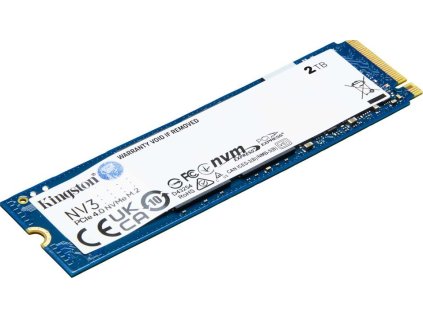 Kingston SSD 2TB NV3, M.2 2280, NVMe PCIe Gen4x4, (R: 6000MB/s; W: 5000MB/s)