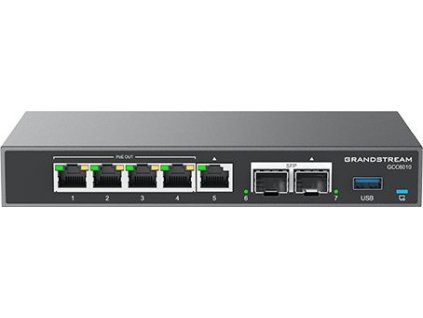 Grandstream GCC6010 all-in-one řešení (VPN router, NGFW, PoE switch a IP PBX)