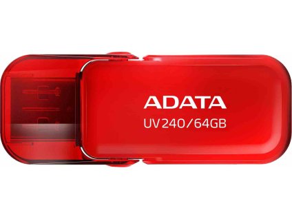 ADATA Flash Disk 64GB UV240, USB 2.0, červená