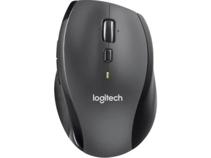 Logitech M705 Marathon/Kancelářská/Optická/Pro praváky/1 000 DPI/Bezdrátová USB/Černá-šedá