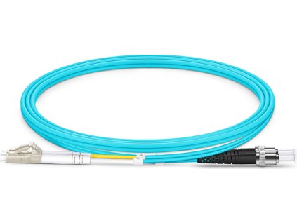 Optický patch cord Duplex LC-ST 50/125 2m MM OM4