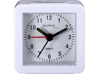 TechnoLine Modell SC analogový budík, bílý
