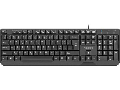 Natec Trout/Drátová USB/CZ-SK layout/Černá