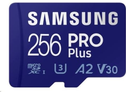 Samsung micro SDXC karta 256GB PRO Plus + SD adaptér