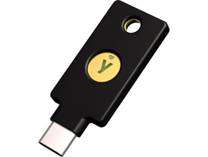 Security Key C NFC - USB-C, podporující vícefaktorovou autentizaci (NFC), podpora FIDO2 U2F, voděodolný