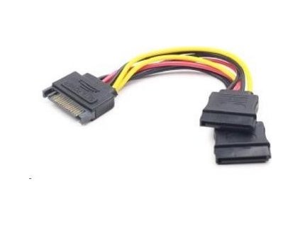 Napájací kábel GEMBIRD SATA 2x SATA, 15 cm