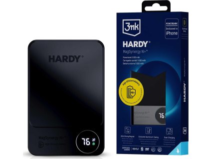 3mk HARDY MagSynergy Ni+ 5,000mAh 22.5W USB 1C1L Black pro Universal