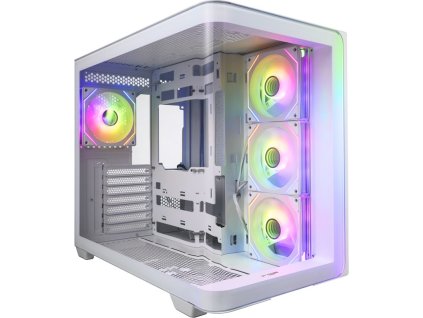 FSP M580-WP/Midi Tower/Transpar./Bílá