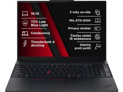 LENOVO NTB ThinkPad E16 G3 - Core5 220U,16" WUXGA,16GB,512SSD,IRcam,W11P