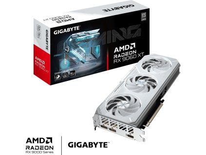 GIGABYTE VGA AMD Radeon RX 9060 XT GAMING OC ICE 16G, 16G GDDR6, 2xDP, 1xHDMI