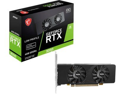 MSI GeForce RTX 3050 LP E/OC/6GB/GDDR6