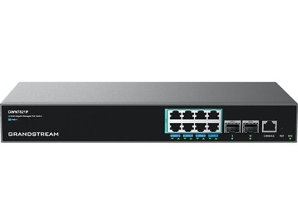 Grandstream GWN7821P managed Network Switch L3, 8x2,5G, SFP+, PoE, VLAN, IGMP, MLD, MVR