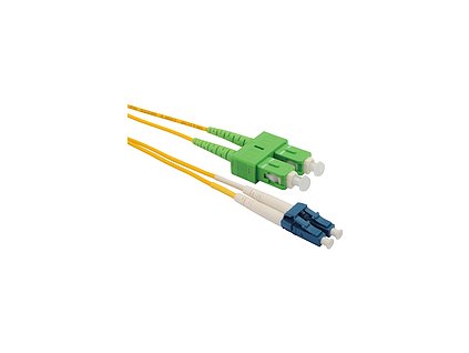 Patch kabel 9/125 LCupc/SCAPC SM OS1 1m duplex
