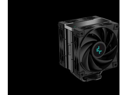 DEEPCOOL CPU Chladič AK400 ZERO DARK PLUS, 2x120mm, LGA1851, AM5, černá