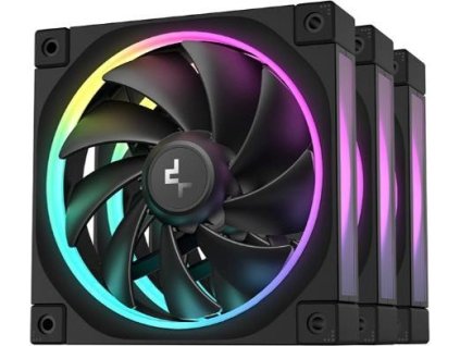 DEEPCOOL Ventilátor FL12 3v1, 3x120mm, ARGB, černá