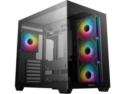 DEEPCOOL Case CG530 4F, ATX, Průhledná bočnice, černá