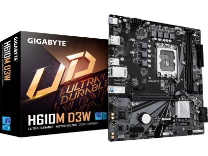 GIGABYTE H610M D3W/LGA 1700/mATX