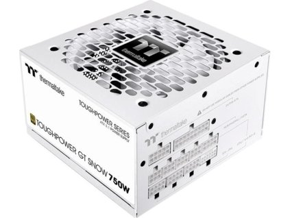 THERMAL TAKE zdroj 750W Toughpower GT, 120mm, Plně modulární, 80+ Gold, bílá