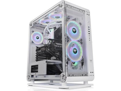 THERMALTAKE Case Core P6 Snow, ATX, Průhledná bočnice, bílá