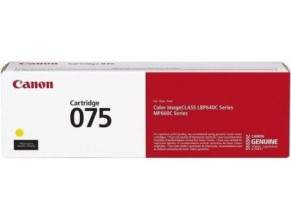 toner CANON CRG-075 yellow i-SENSYS MF644Cdw/667Cdw, LBP646Cdw/647Cdw (1300 str.)