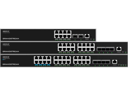 Grandstream GWN7812P Layer 3 Managed Network PoE Switch  16 portů / 4 SFP+