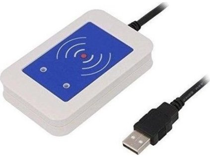 Xerox ELATEC TWN4 MIFARE NFC RFID CARD READER WHITE USB 2M CABLE